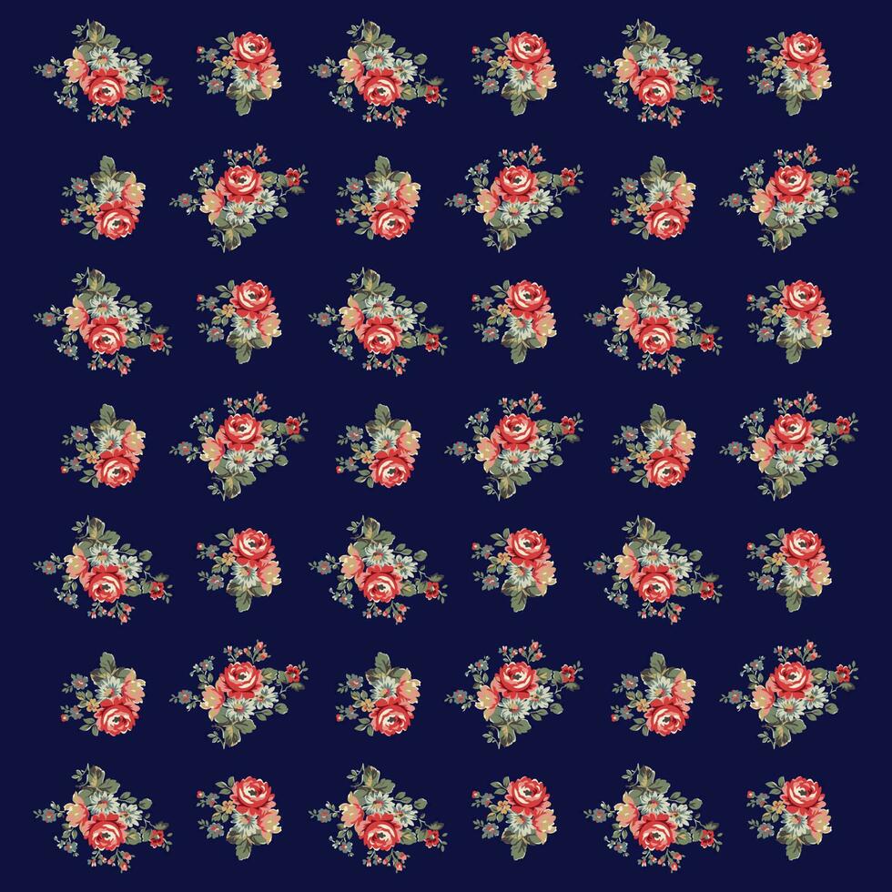 Seamless flower bloomed pattern background is a beautiful and versatile background that can be used for a variety of purposes, such as website backgrounds, blog headers, and social media posts. vector