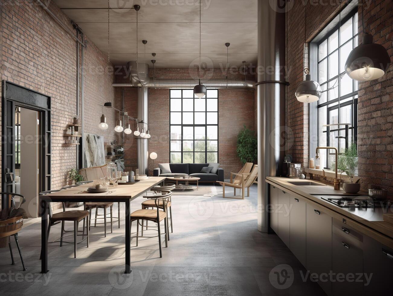 Industrial Loft Skyline photo