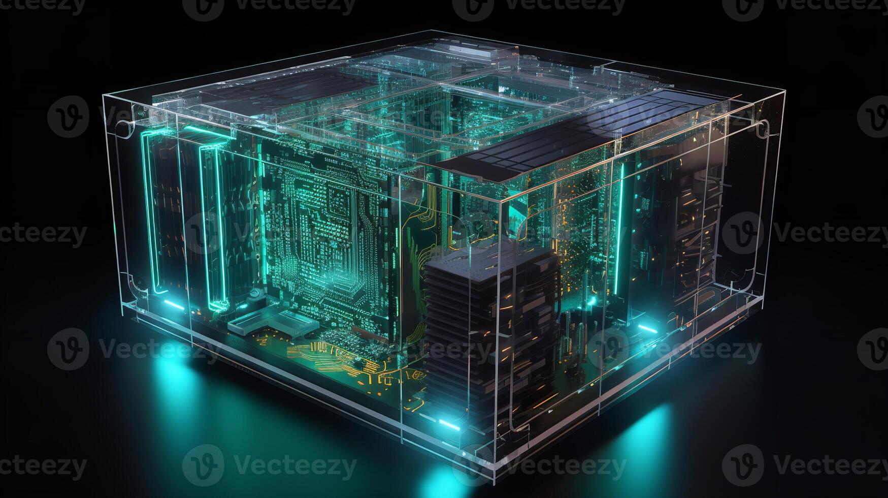 Holographic Projection of a Supercomputer photo