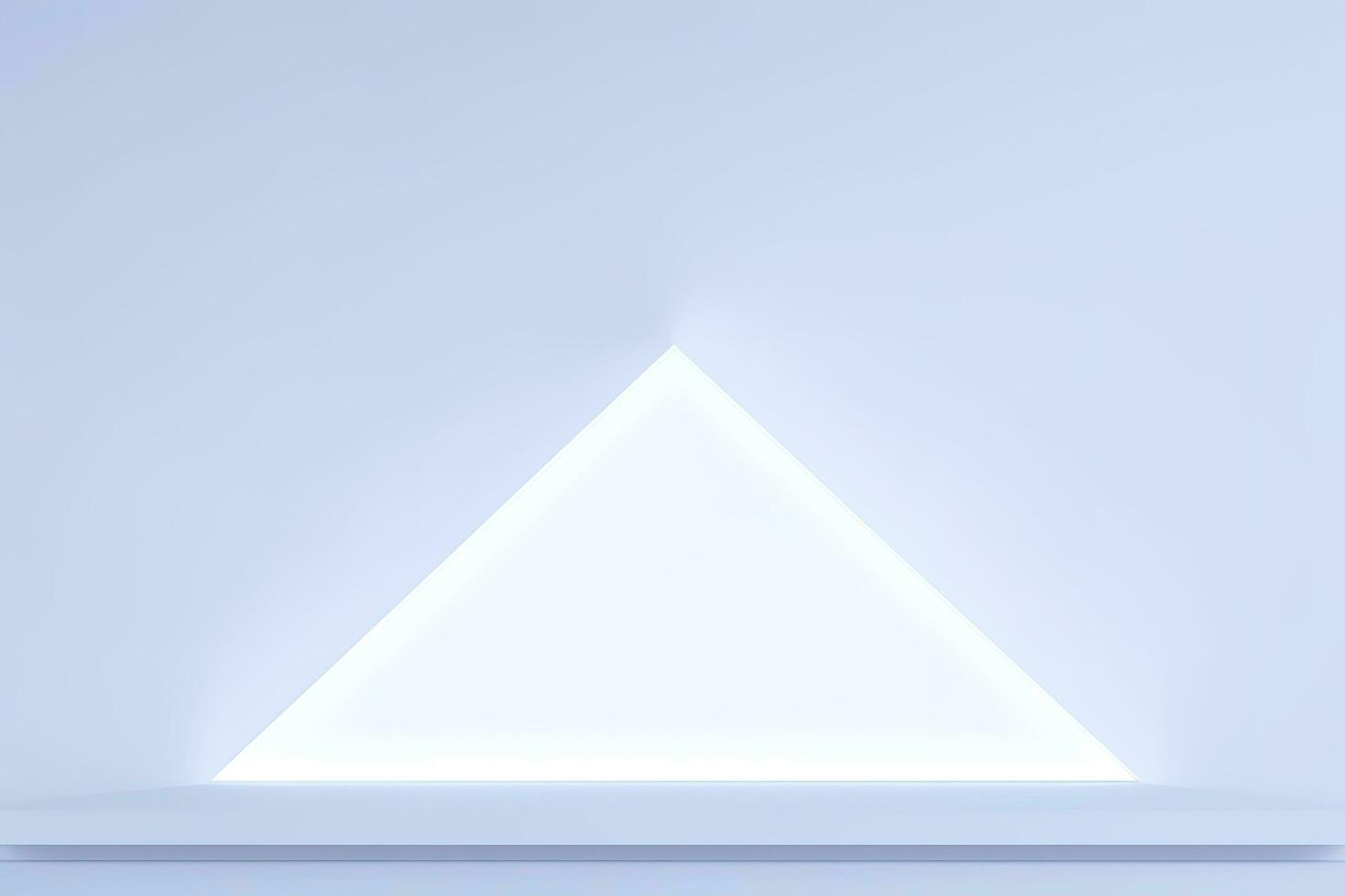 Realistic podium display with neon white lights, Product display background with light frame, White prodium product display with light effect, neon lights background, generate ai photo
