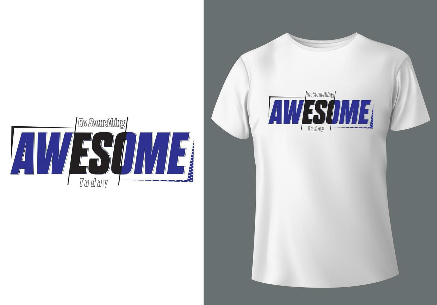 White t shirt design print vector