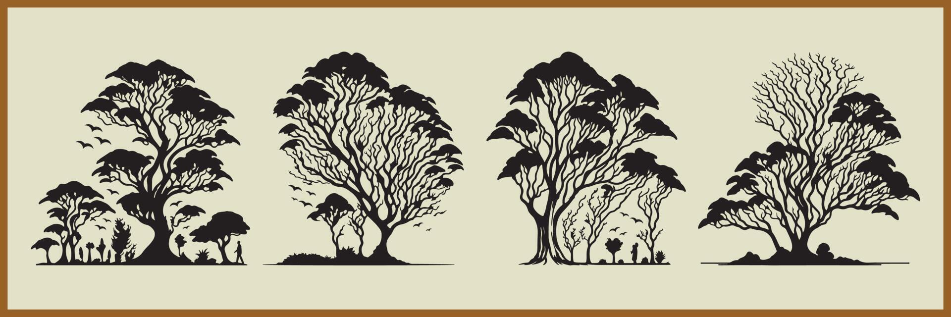 Forest Black And White Vector Art, Icons, and Graphics for Free Download