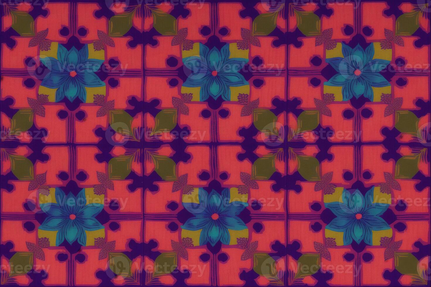 A beautiful textile pattern. Textile Symphony. A Journey of Fabric. photo