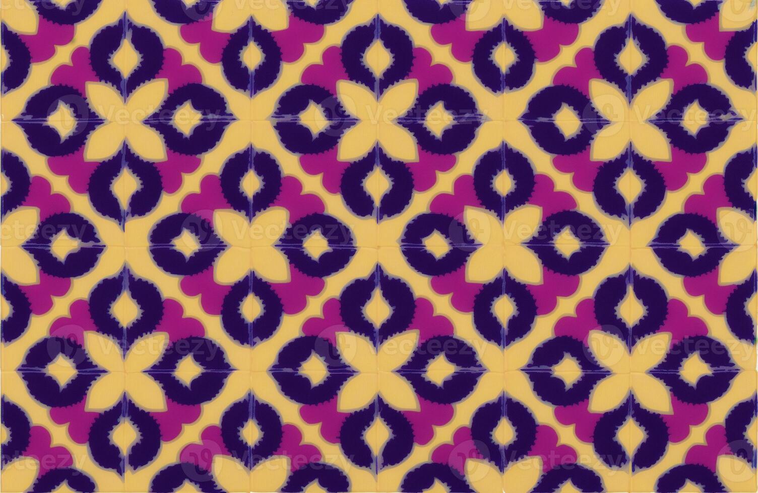 A beautiful textile pattern. Textile Symphony. A Journey of Fabric. photo