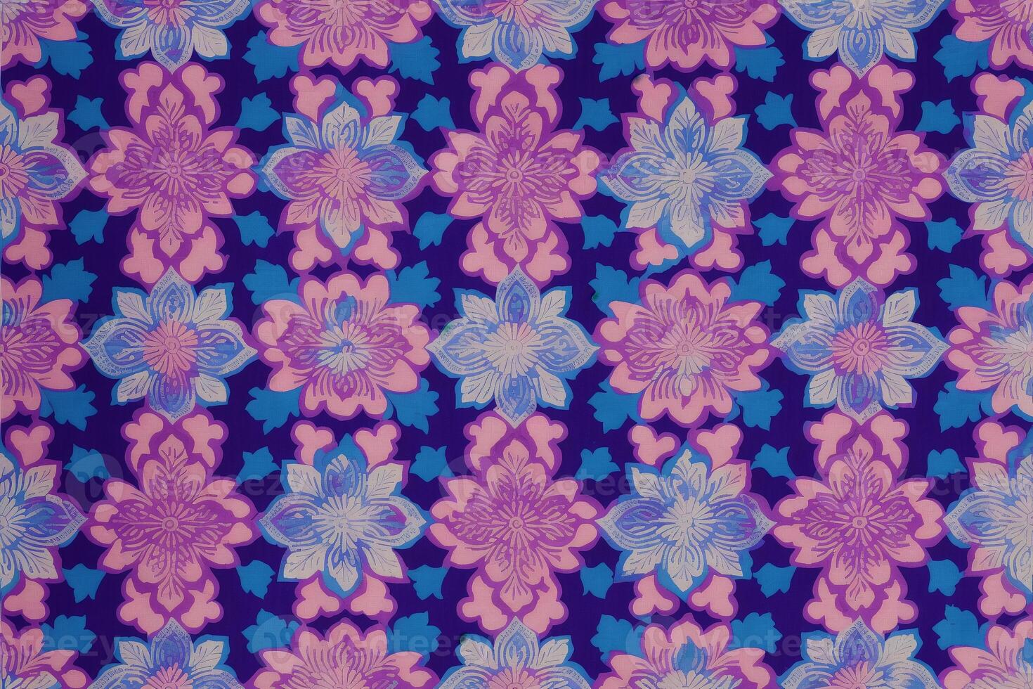A beautiful textile pattern. Textile Symphony. A Journey of Fabric. photo