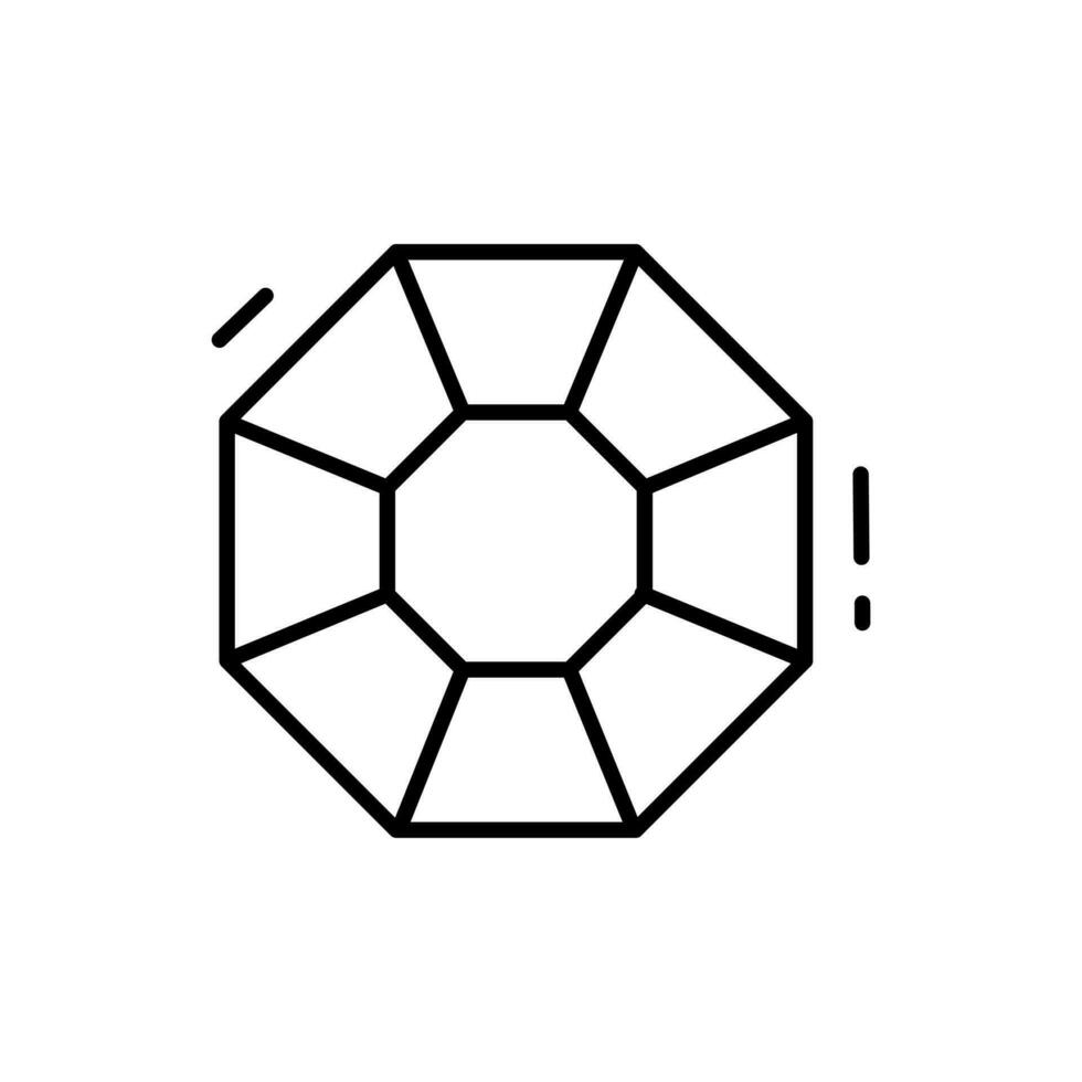 Illustration vector graphic of the Diamond