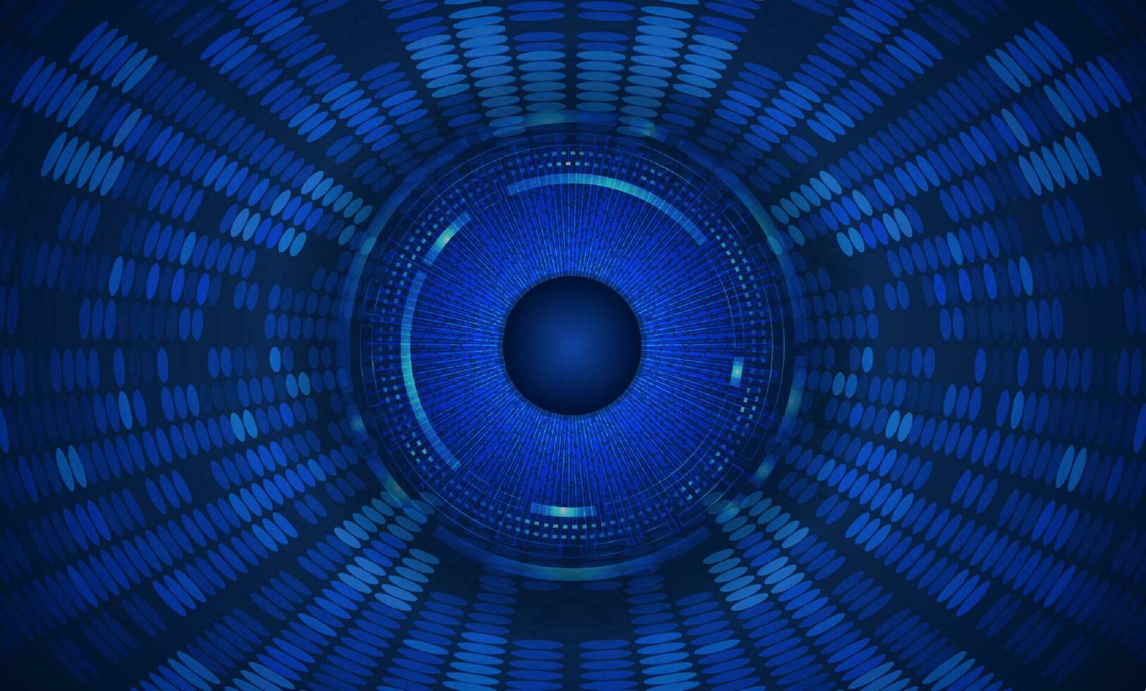 Modern Holographic Globe on Technology Background vector