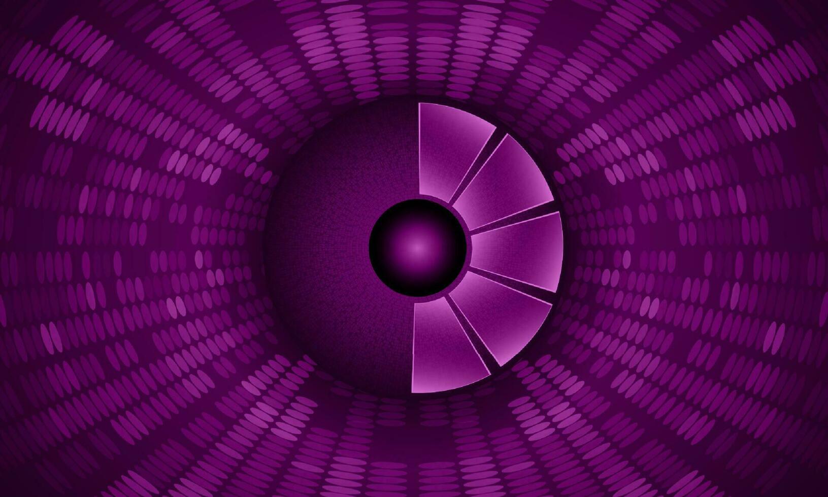 Modern Holographic Globe on Technology Background vector
