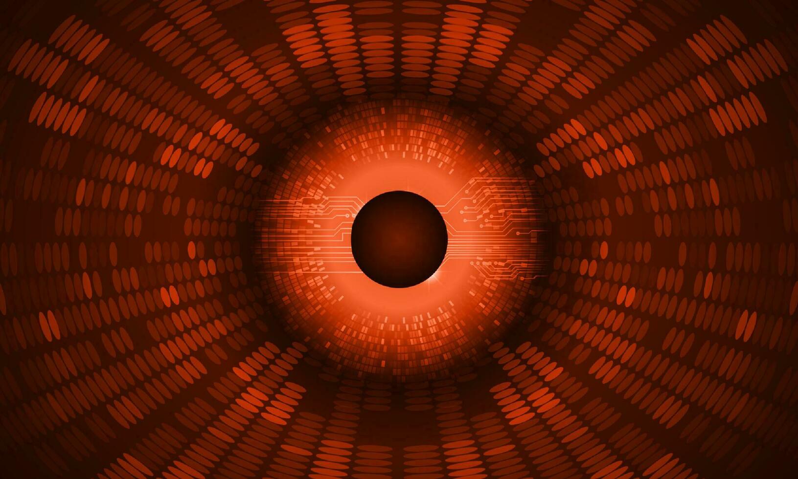 Modern Holographic Globe on Technology Background vector
