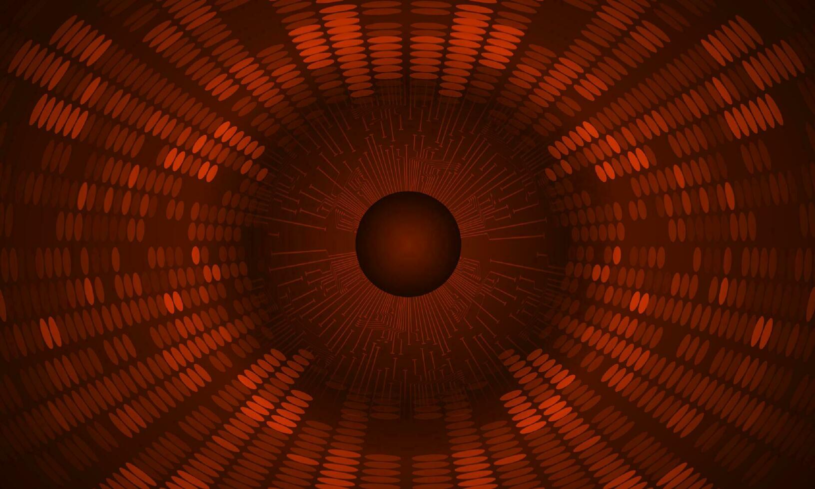 Modern Holographic Globe on Technology Background vector