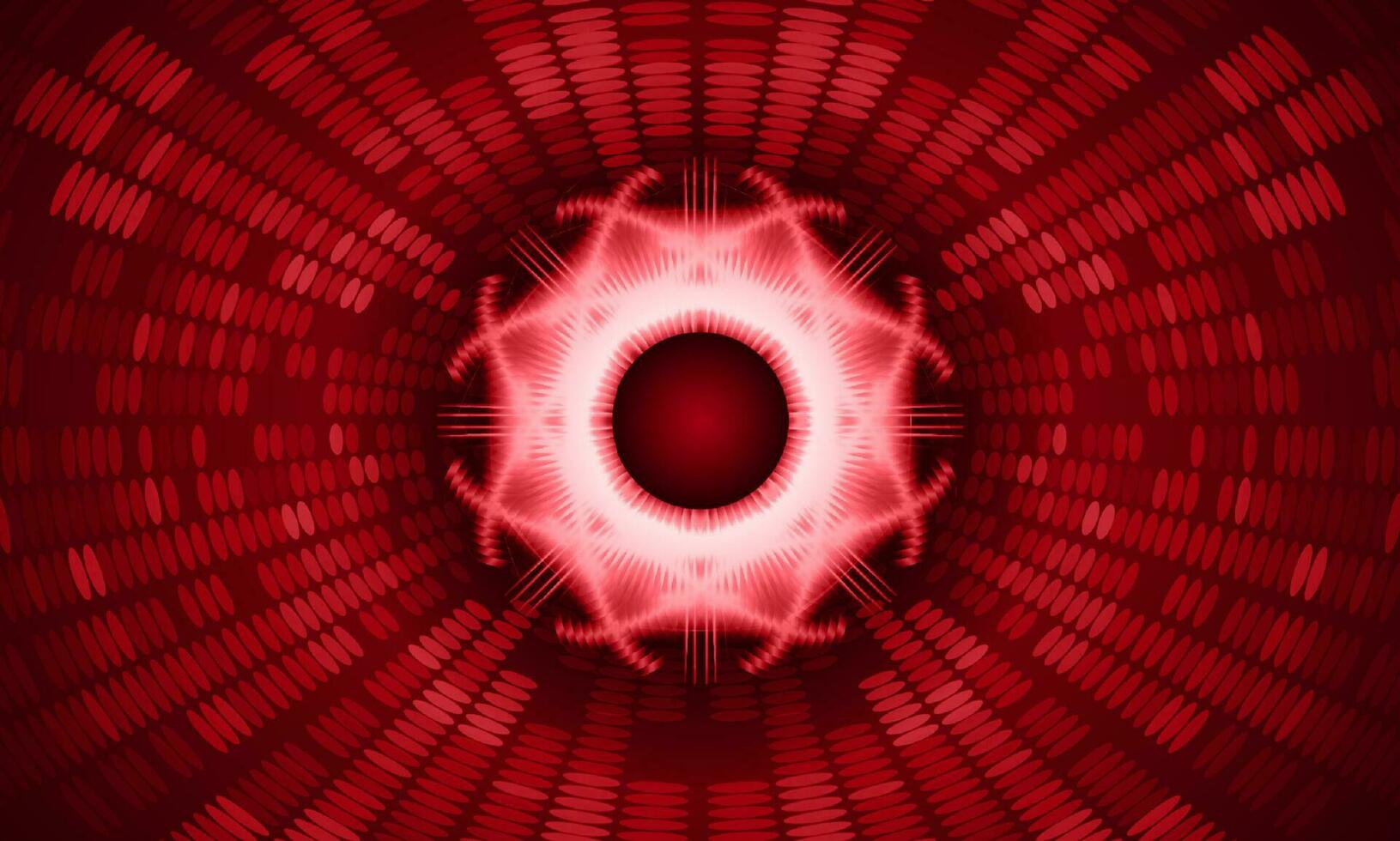 Modern Holographic Globe on Technology Background vector