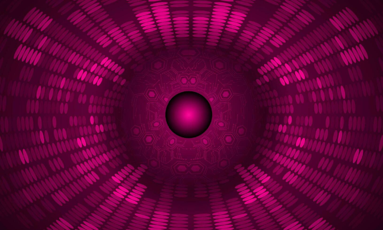 Modern Holographic Globe on Technology Background vector