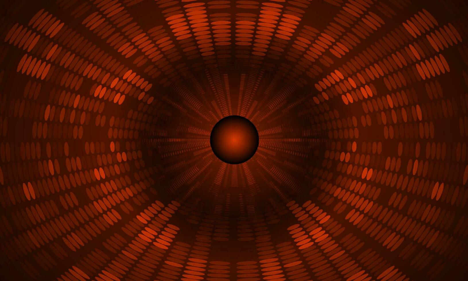 Modern Holographic Globe on Technology Background vector