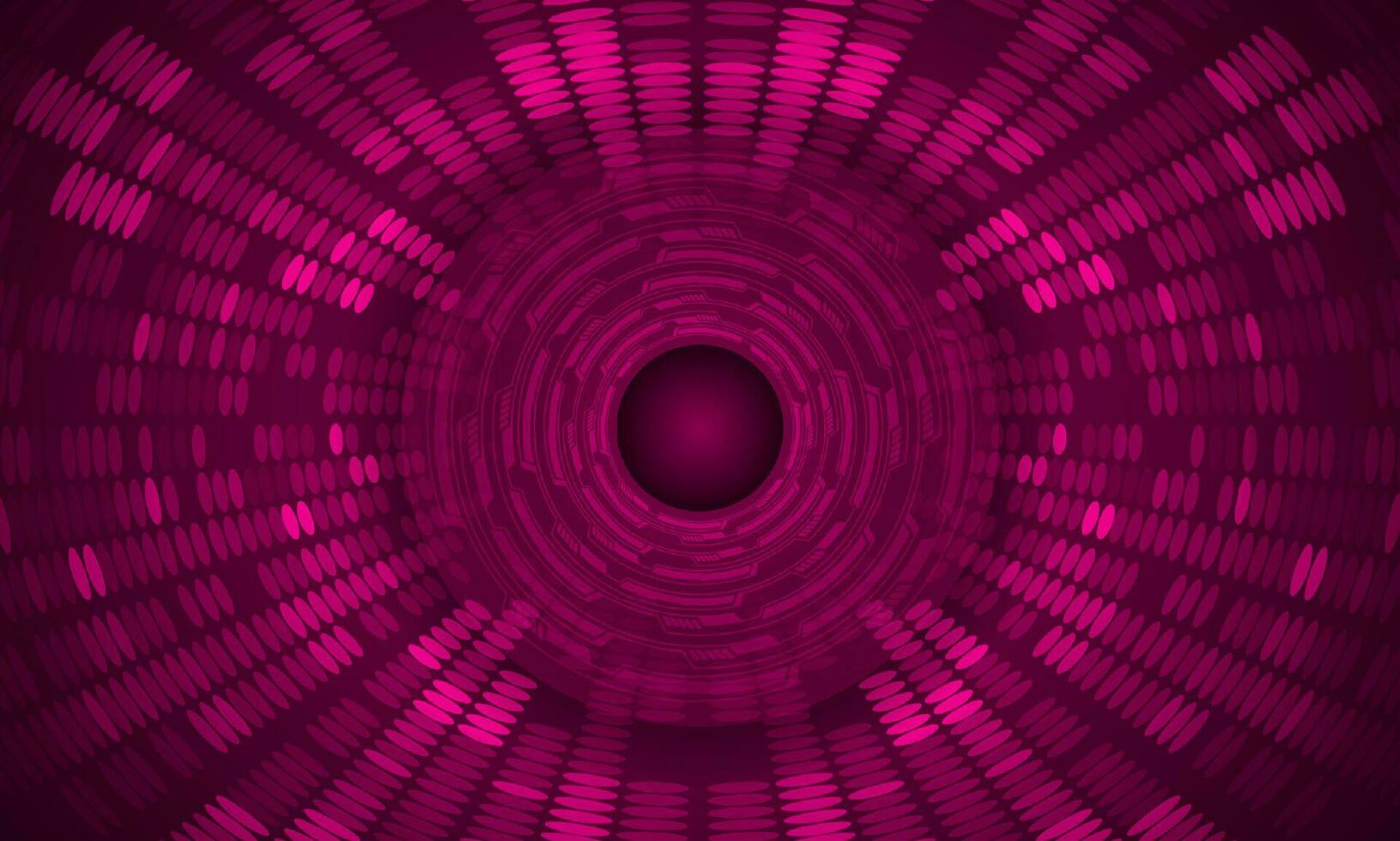 Modern Holographic Eye on Technology Background vector