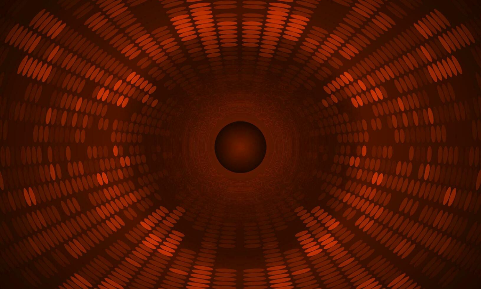 Modern Holographic Eye on Technology Background vector
