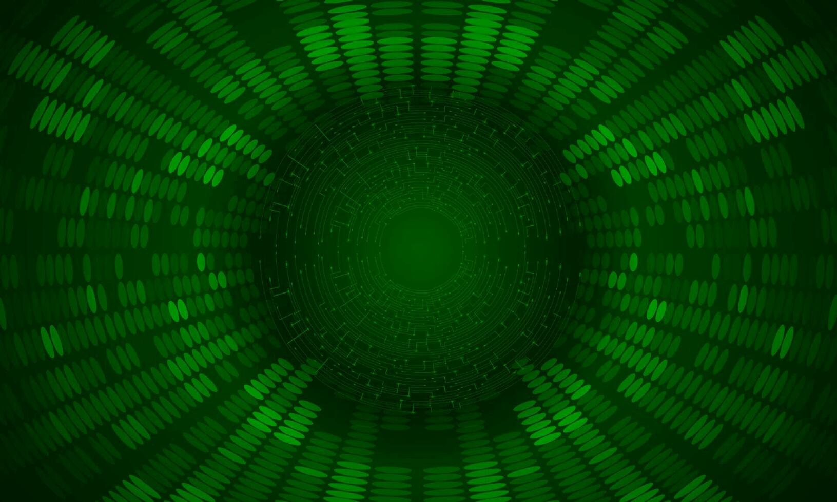 Modern Holographic Eye on Technology Background vector