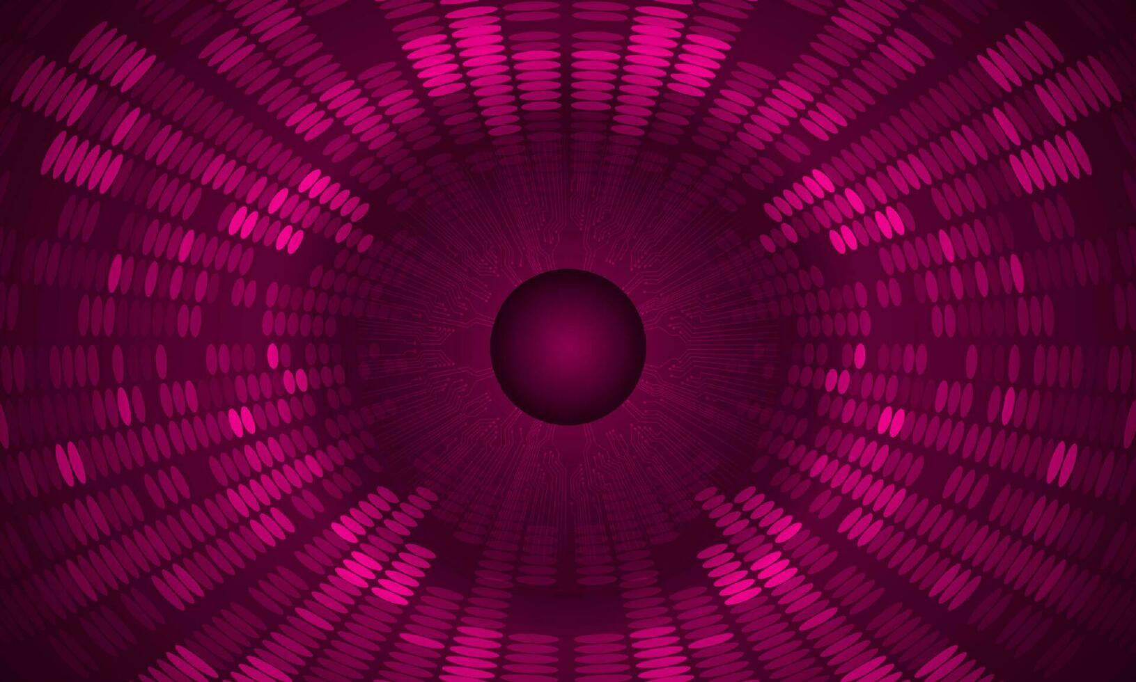Modern Holographic Eye on Technology Background vector