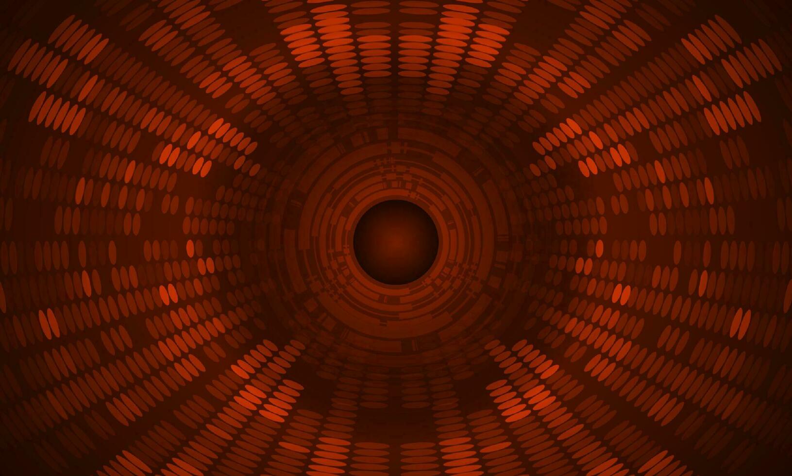 Modern Holographic Eye on Technology Background vector