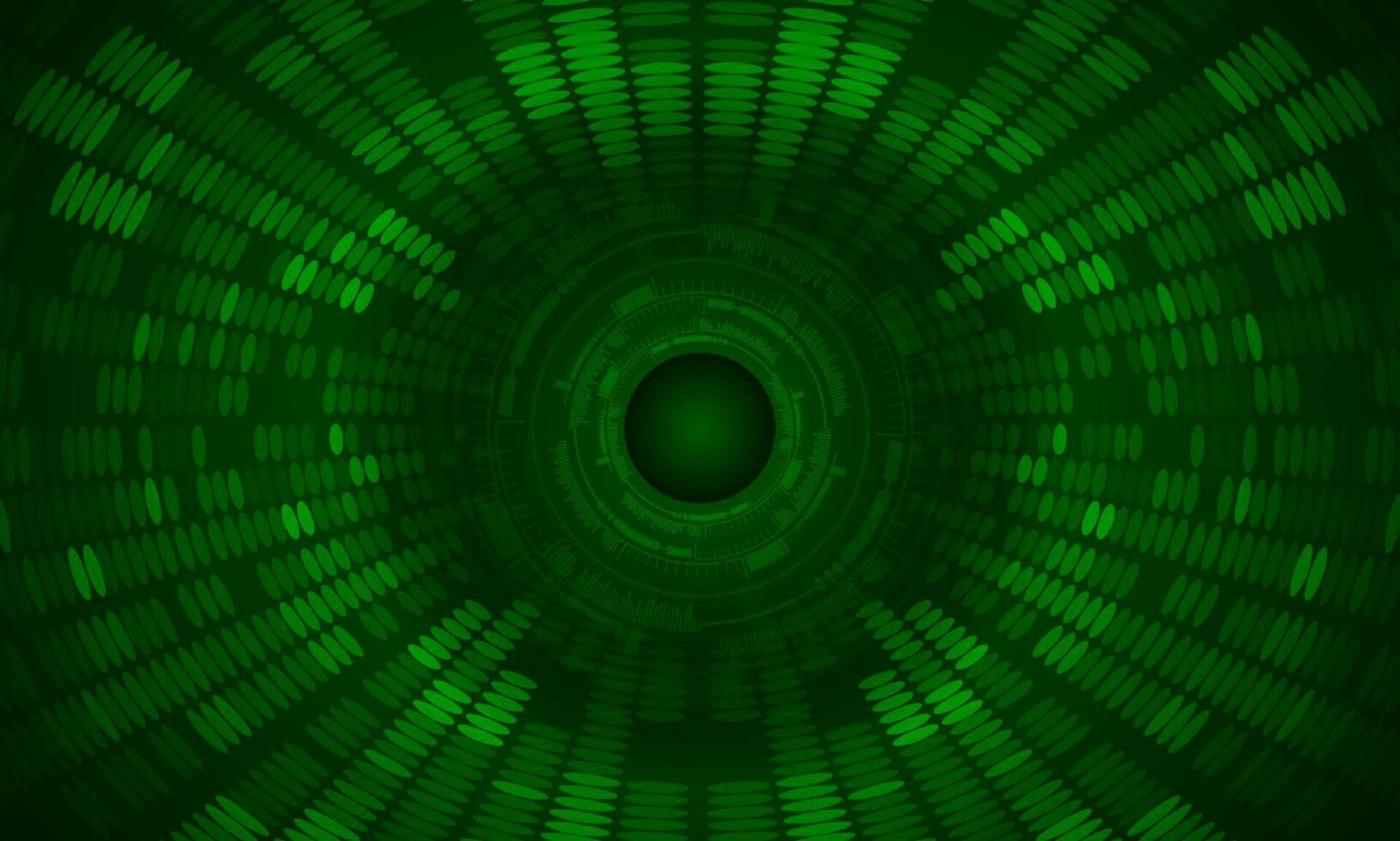 Modern Holographic Eye on Technology Background vector