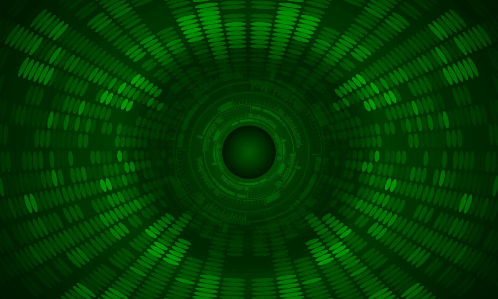 Modern Holographic Eye on Technology Background vector