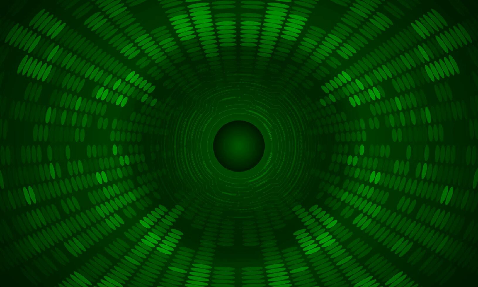 Modern Holographic Eye on Technology Background vector