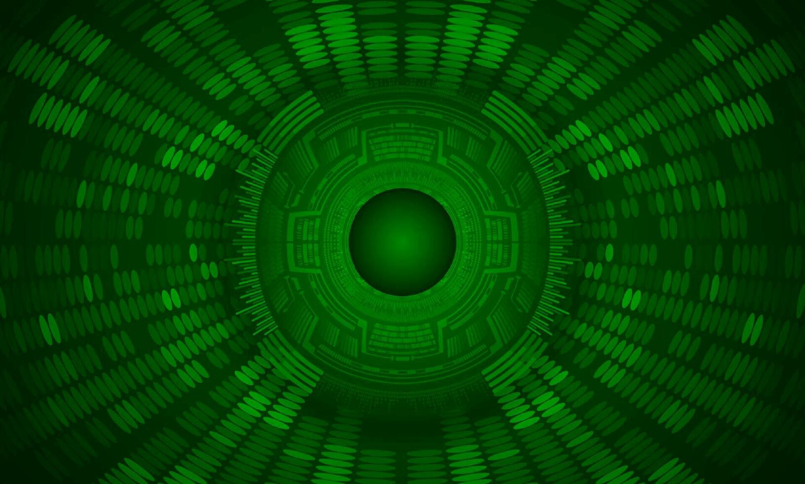 Modern Holographic Eye on Technology Background vector