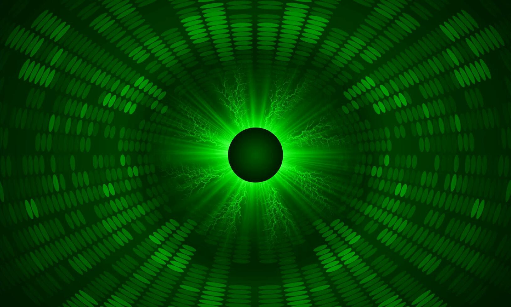 Modern Holographic Eye on Technology Background vector