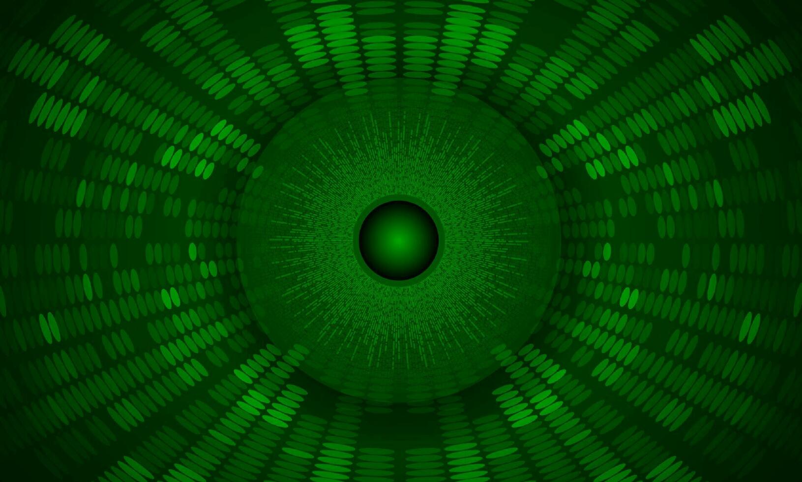 Modern Holographic Eye on Technology Background vector