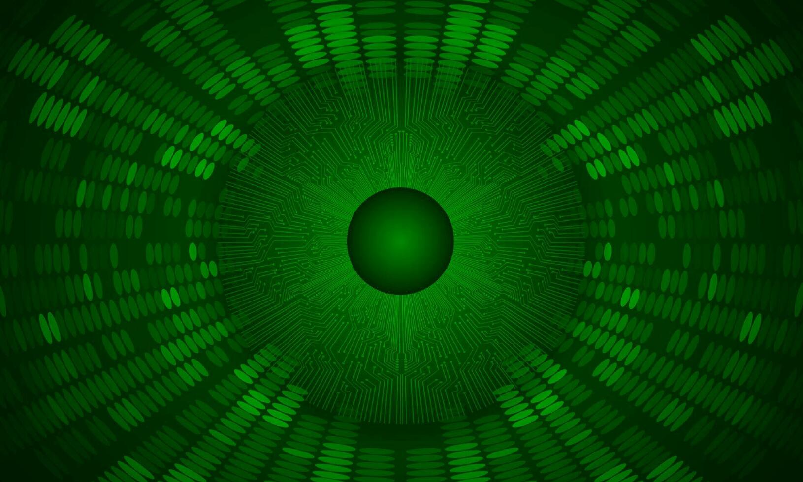 Modern Holographic Eye on Technology Background vector