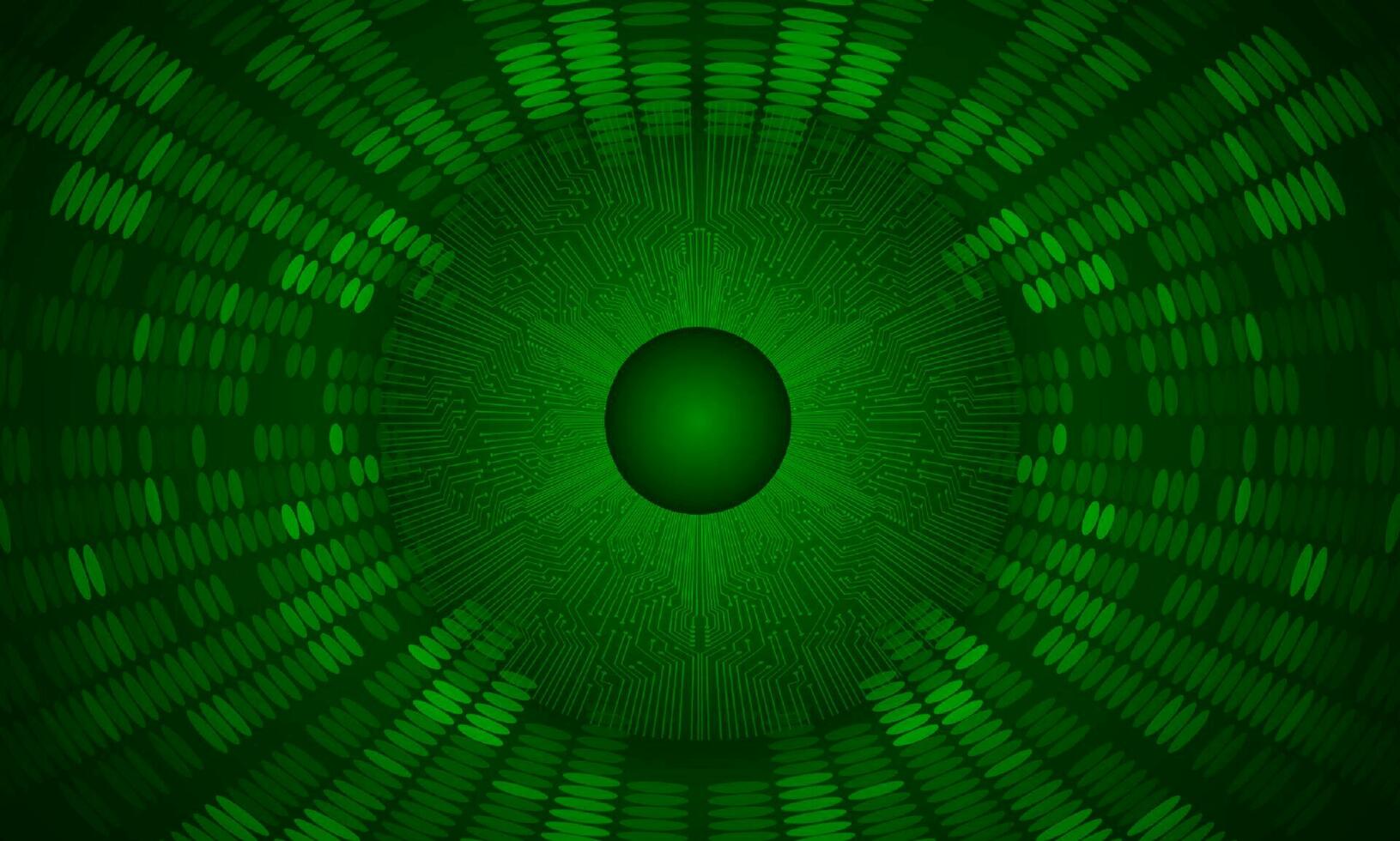 Modern Holographic Eye on Technology Background vector