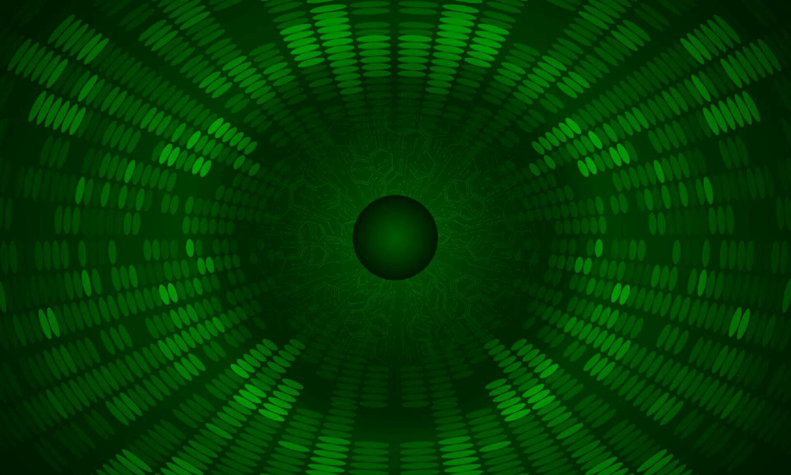 Modern Holographic Eye on Technology Background vector