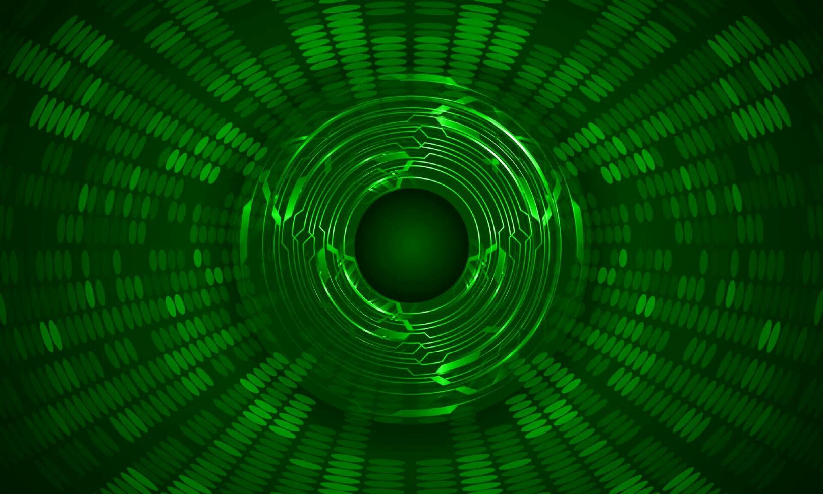 Modern Holographic Eye on Technology Background vector
