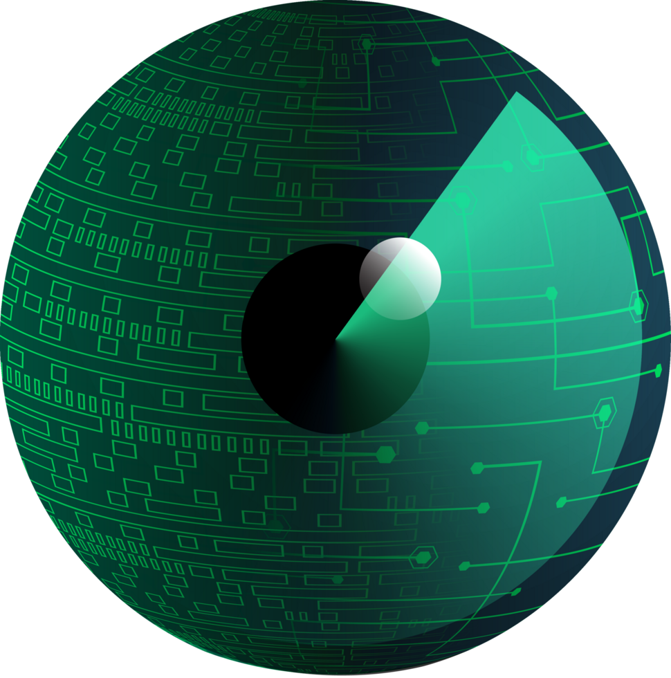 Modern Technology Eye Crop-out png