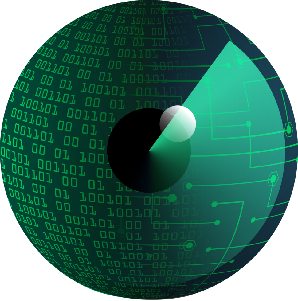 Modern Technology Eye Crop-out png