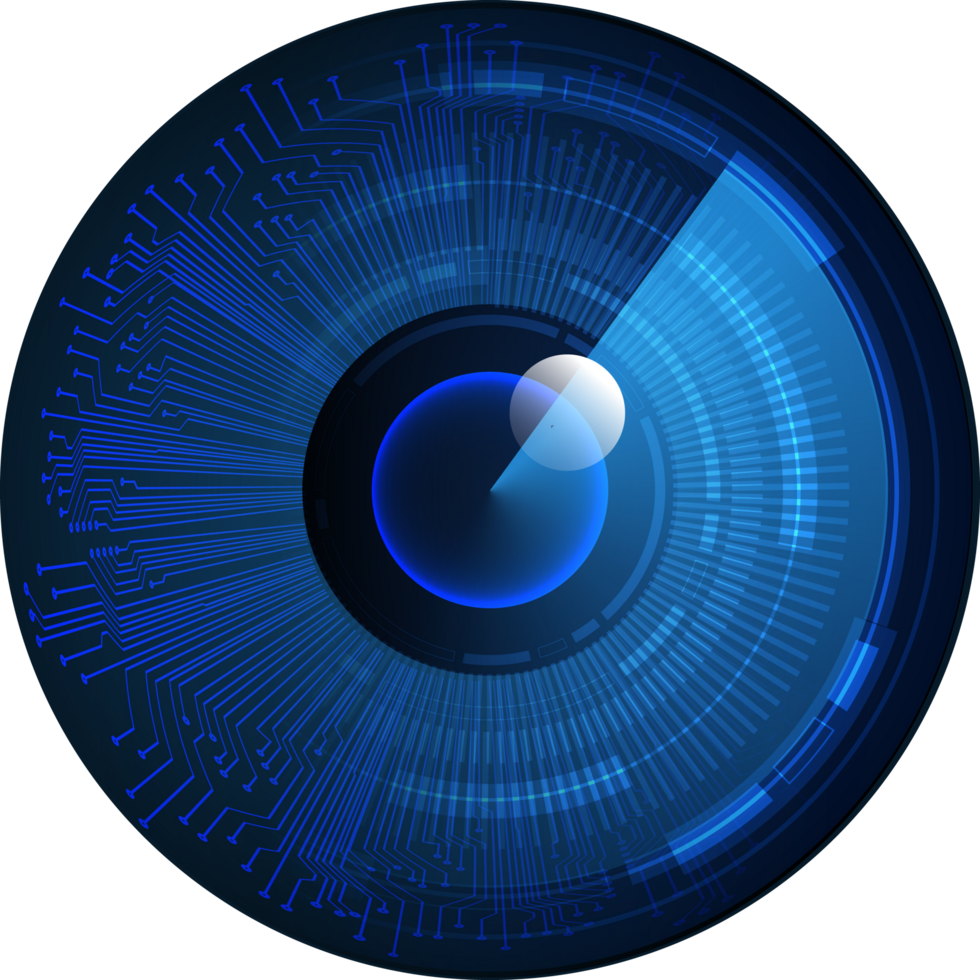 Modern Technology Eye Crop-out png
