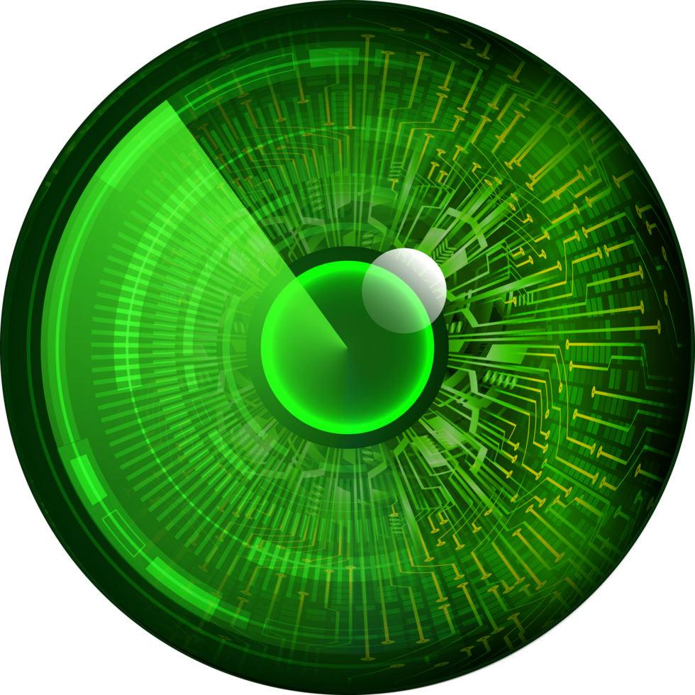 Modern Technology Eye Crop-out png