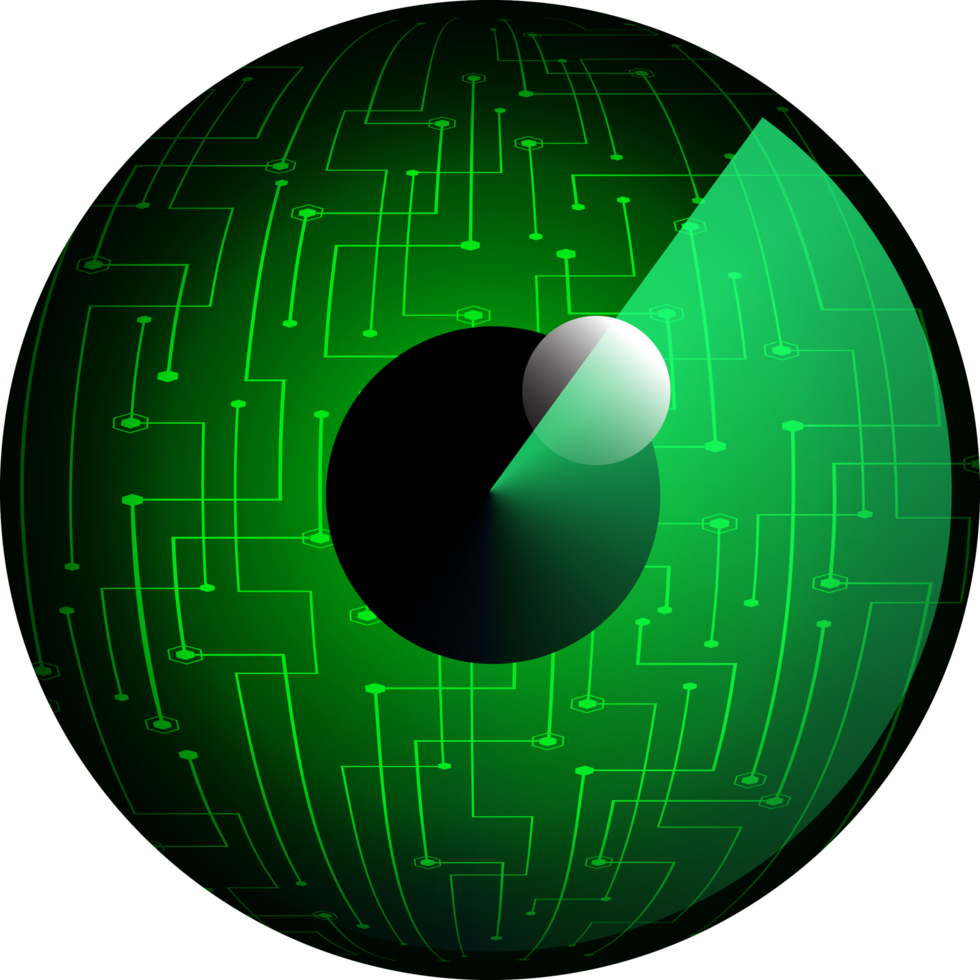 Modern Technology Eye Crop-out png