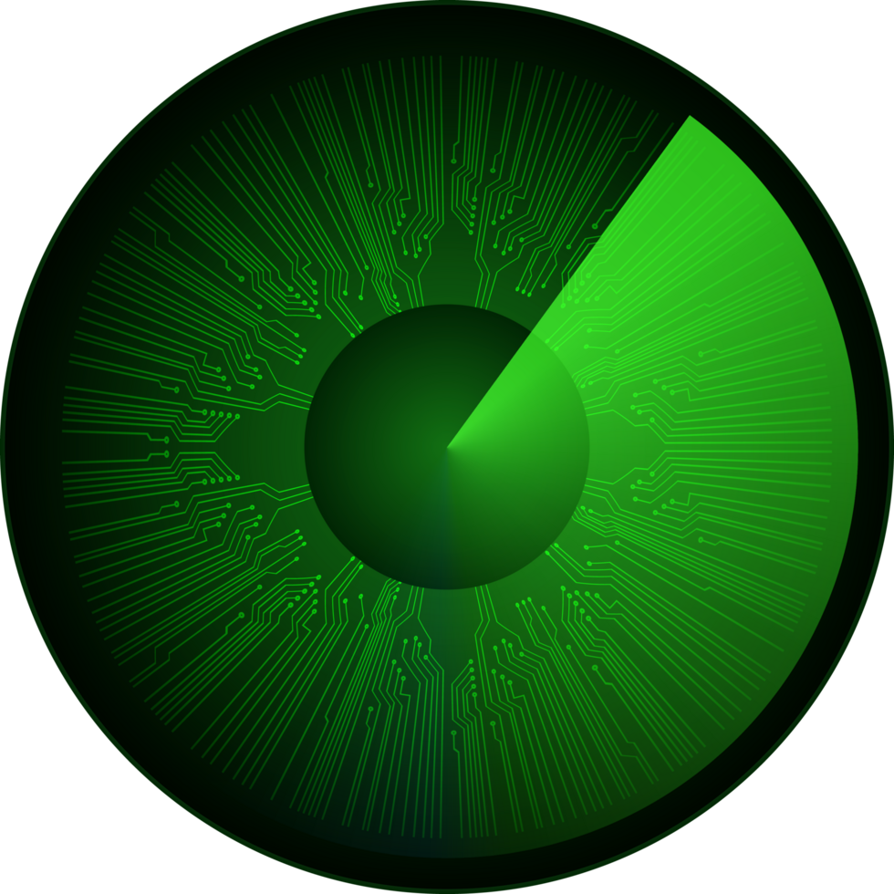 Modern Technology Eye Crop-out png