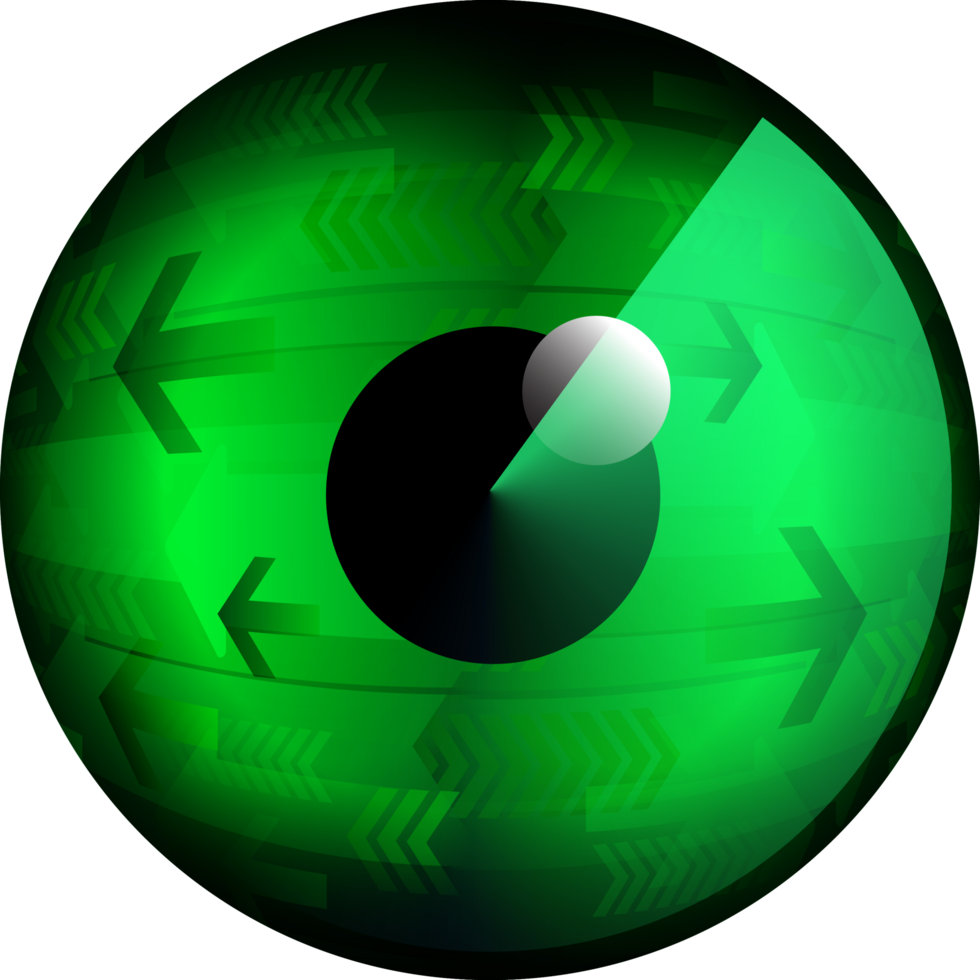 Modern Technology Eye Crop-out png