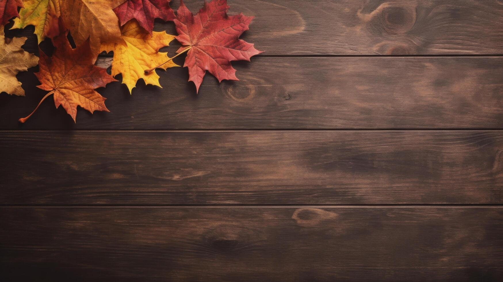 Autumn Fall leaves background. Illustration photo
