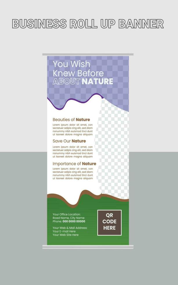 Modern Professional Roll Up Banner Template, Simple Roll Up Banner, Roll Up Banner Design Template, Corporate Roll Up Banner Design, Creative Roll Up Banner Design, Editable Roll Up Banner, Abstract vector