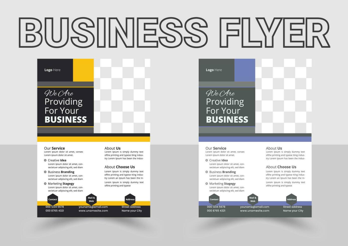 business flyer templates free download, Corporate Business Marketing Agency Flyer vector