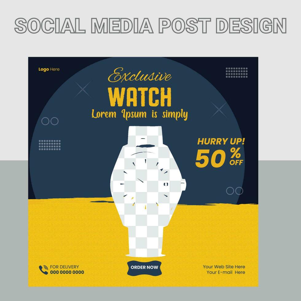 Save Download Preview social media post template for food menu promotion banner frame. food menu banner social media post. Editable social media templates for promotions on the Food menu. vector