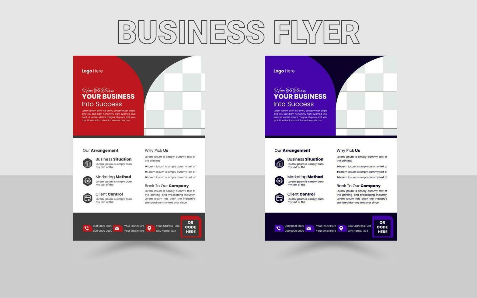 Modern Professional Flyer Template, Simple Flyer, Flyer Design Template, Corporate Flyer Design, Colorful Flyer Template, Creative Flyer Design, Editable Flyer, Abstract Flyer, Minimal Flyer Design vector