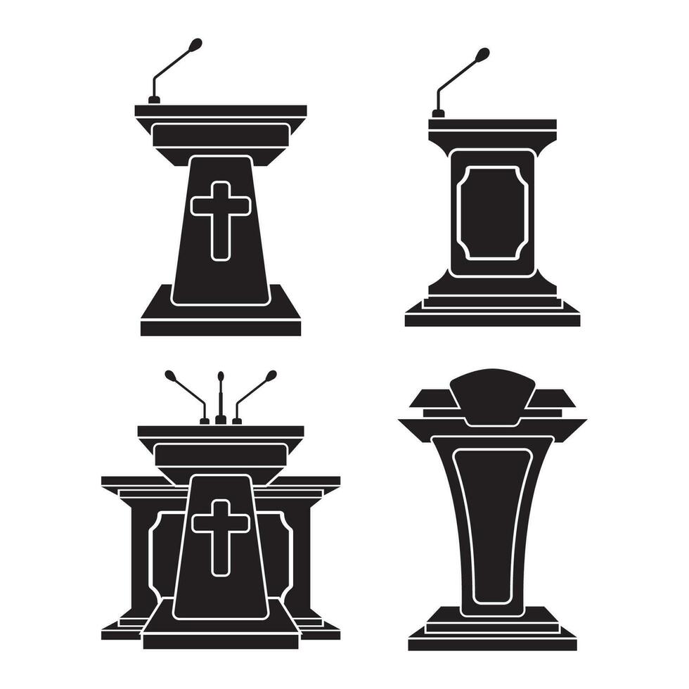 Pulpit symbol icon,logo vector illustration design template