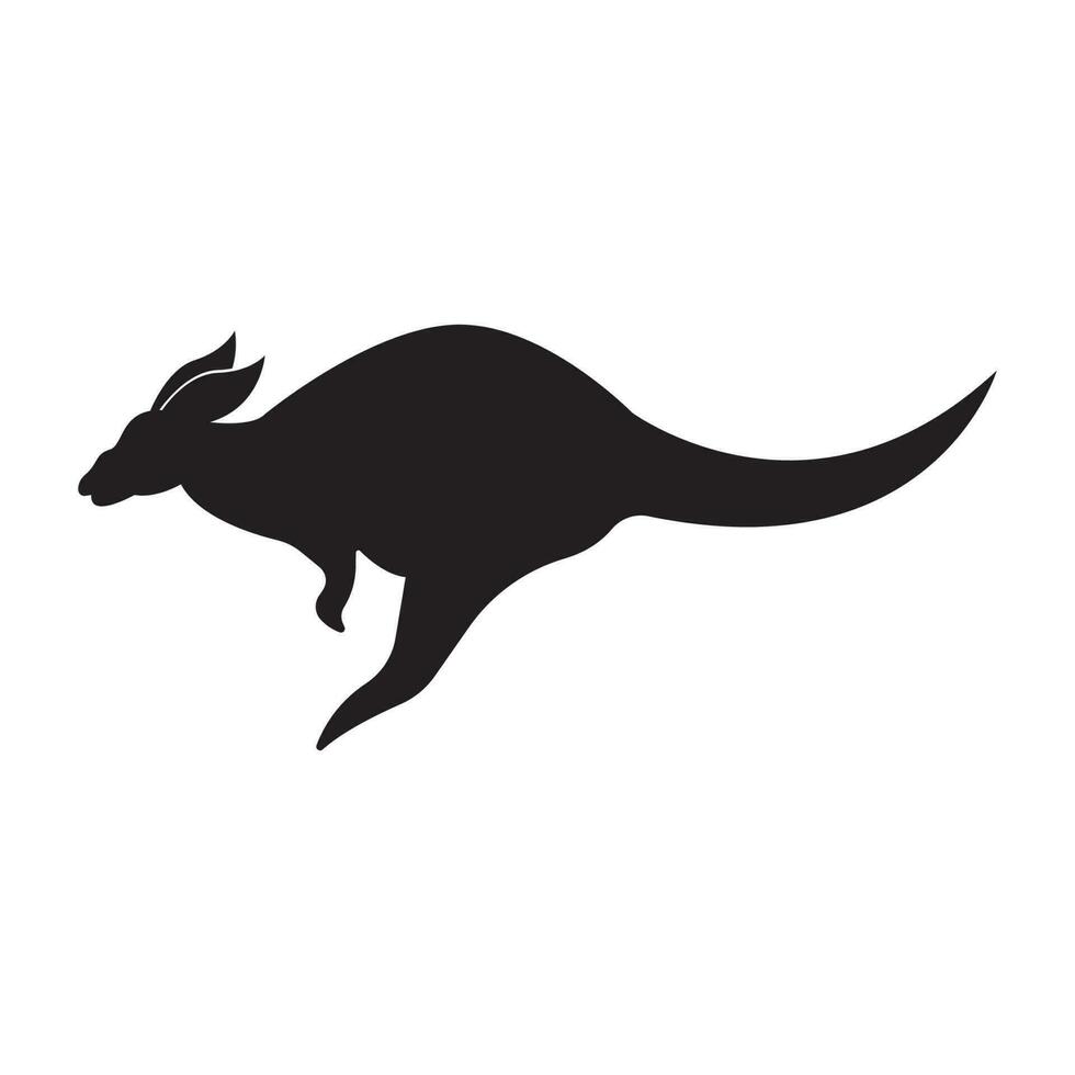 Kangaroo icon,logo illustration design template. vector