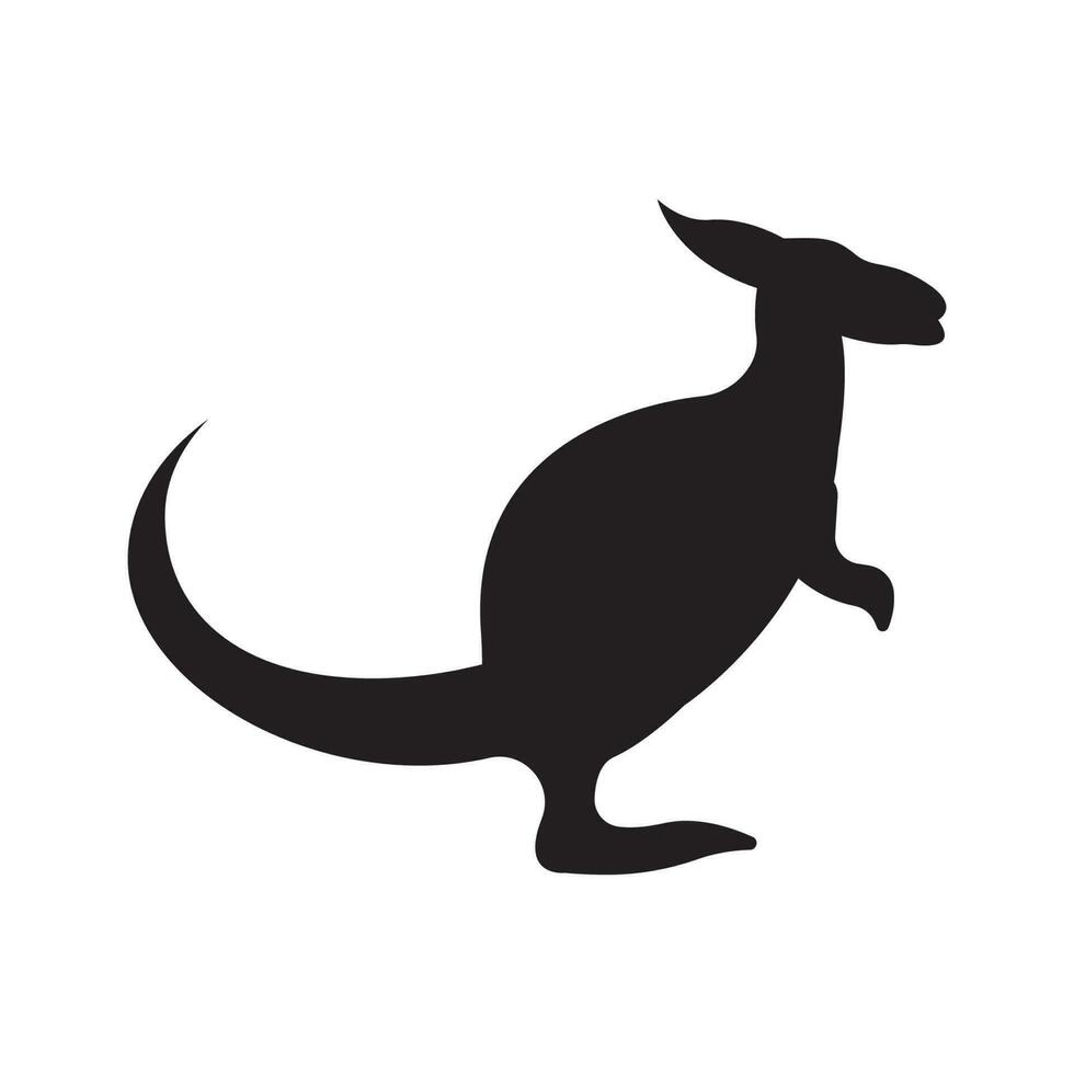 Kangaroo icon,logo illustration design template. vector