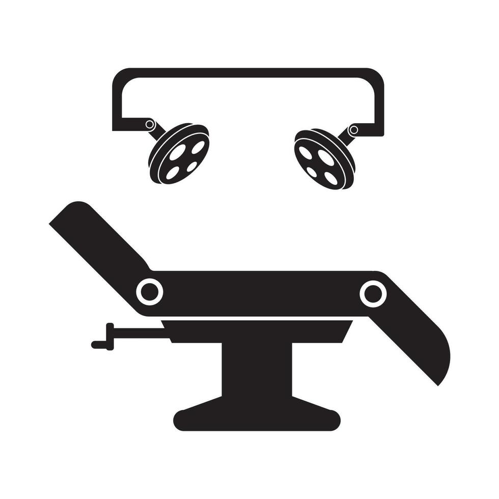 Surgery lamp symbol icon,vector illustration design template vector