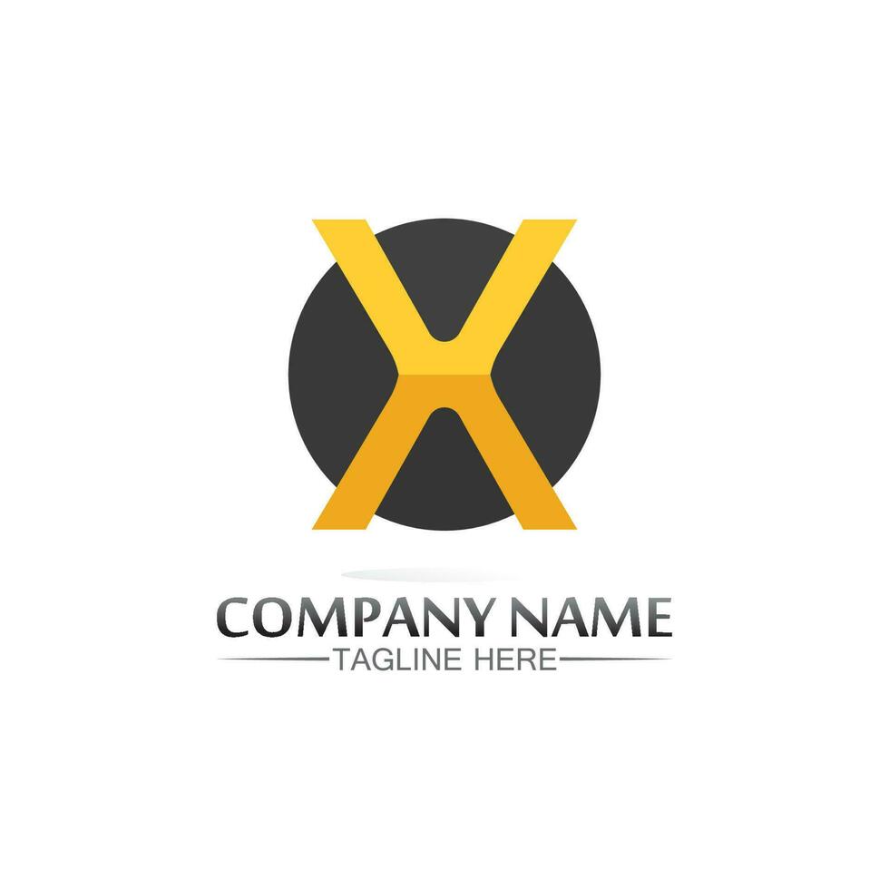 X logo and Letter X vector, Logo Template,  Illustration Design vector graphic alphabet symbol initial, brand