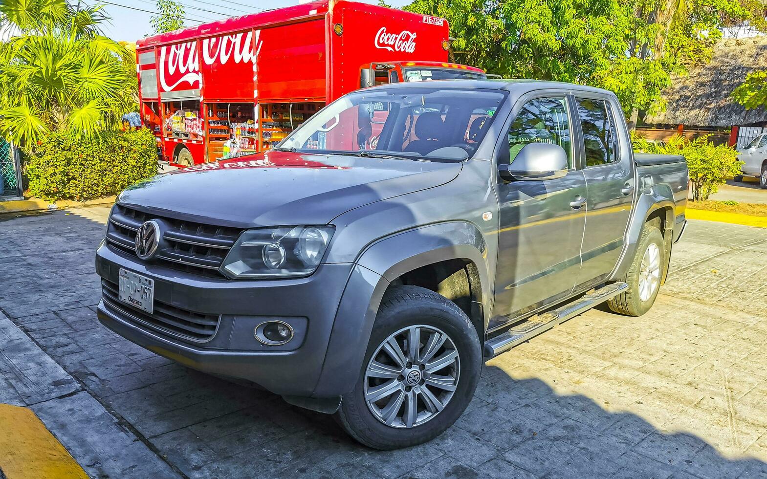 Puerto Escondido Oaxaca Mexico 2023 Mexican classic pickup truck car 4x4 Off-road vehicles Mexico. photo